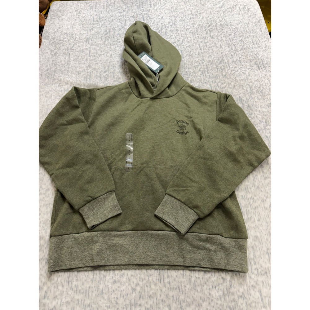 Alpine Design Womens AD Hike Hoodie Olive Haze Heather ADW24600H Pullover M